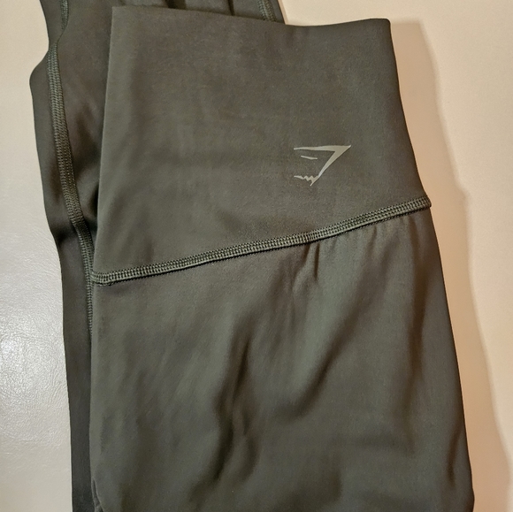 Gymshark ELEVATE LEGGINGS Moss Olive - Picture 4 of 5